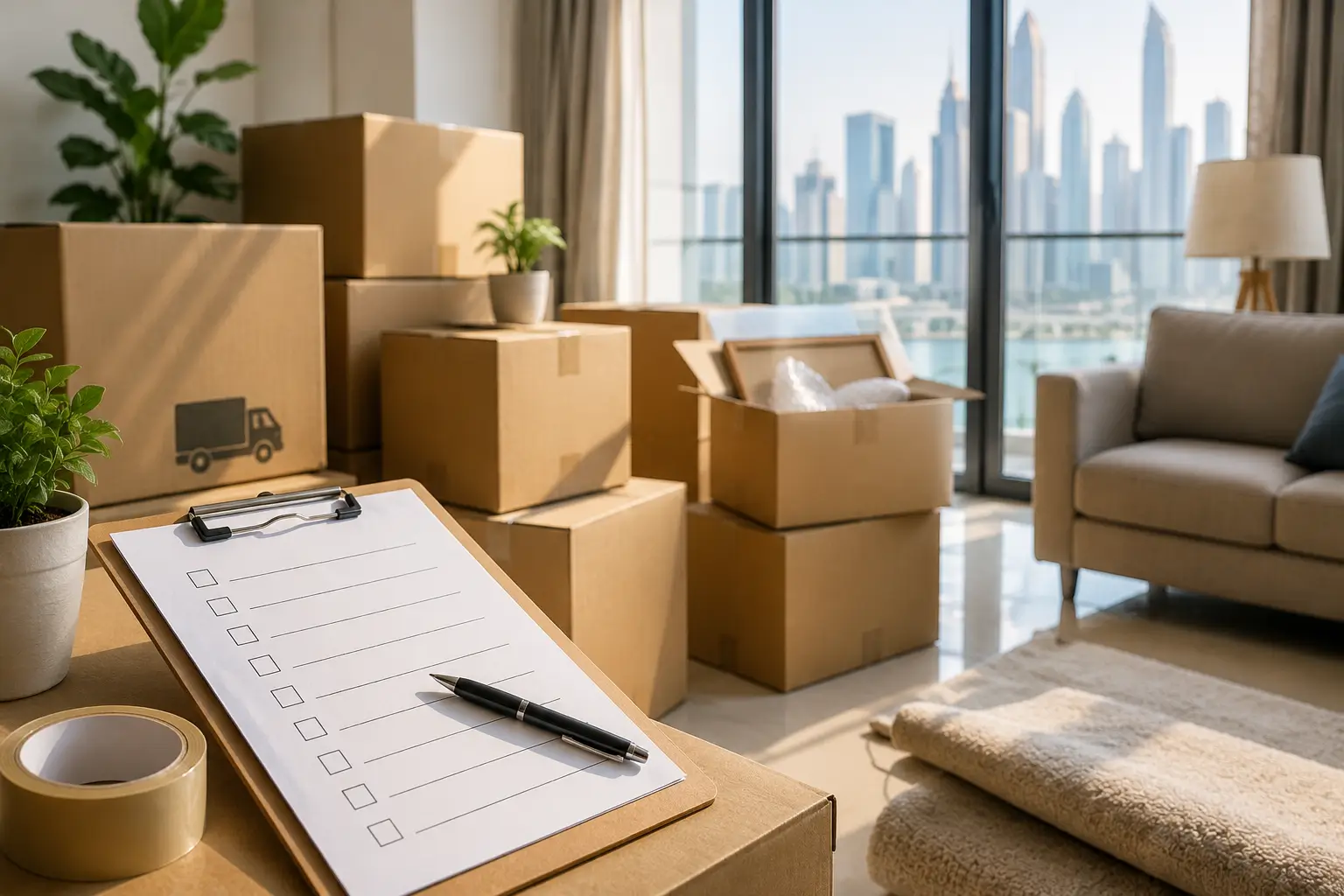 The Ultimate Moving Checklist for Dubai Residents