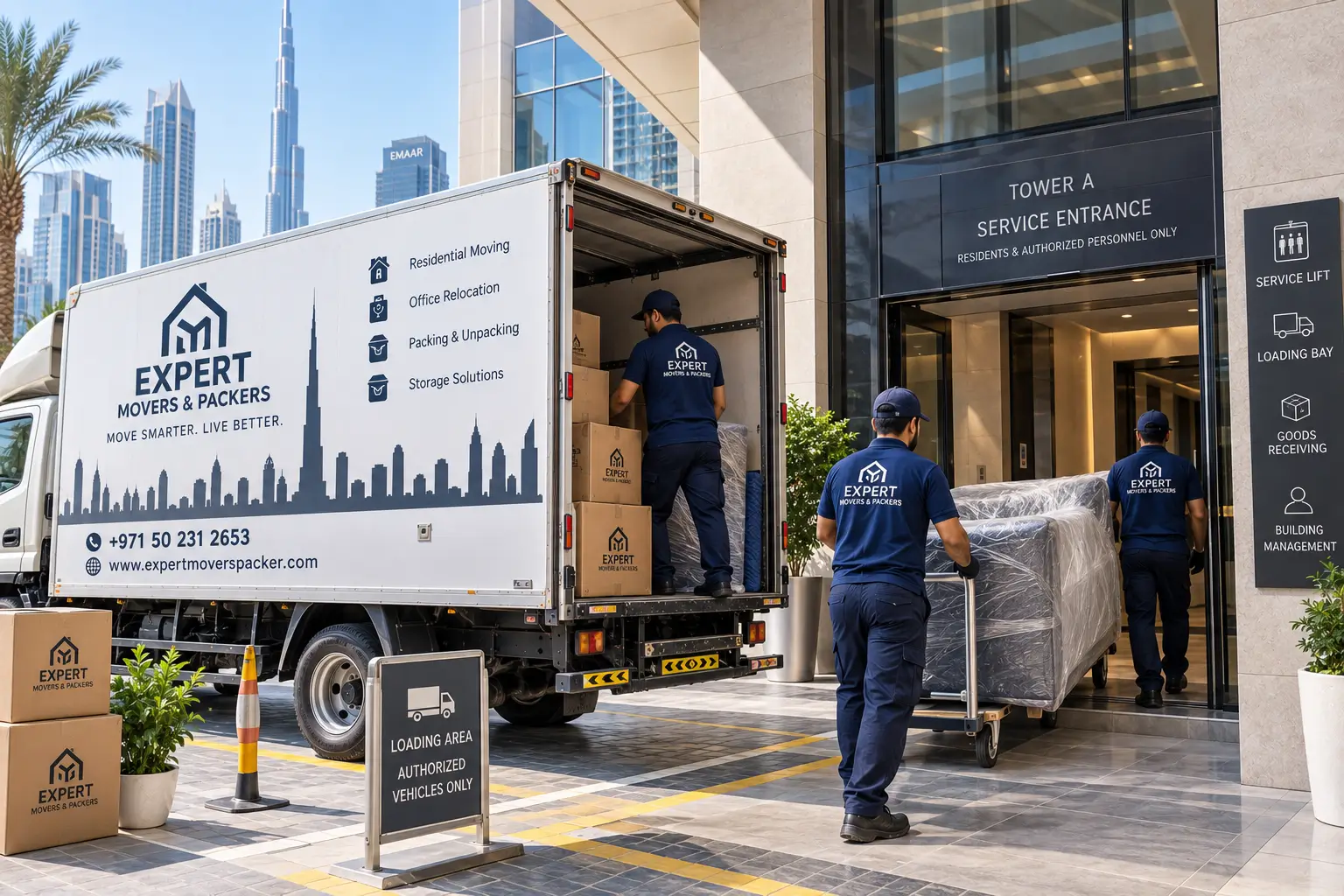 apartment movers in downtown dubai
