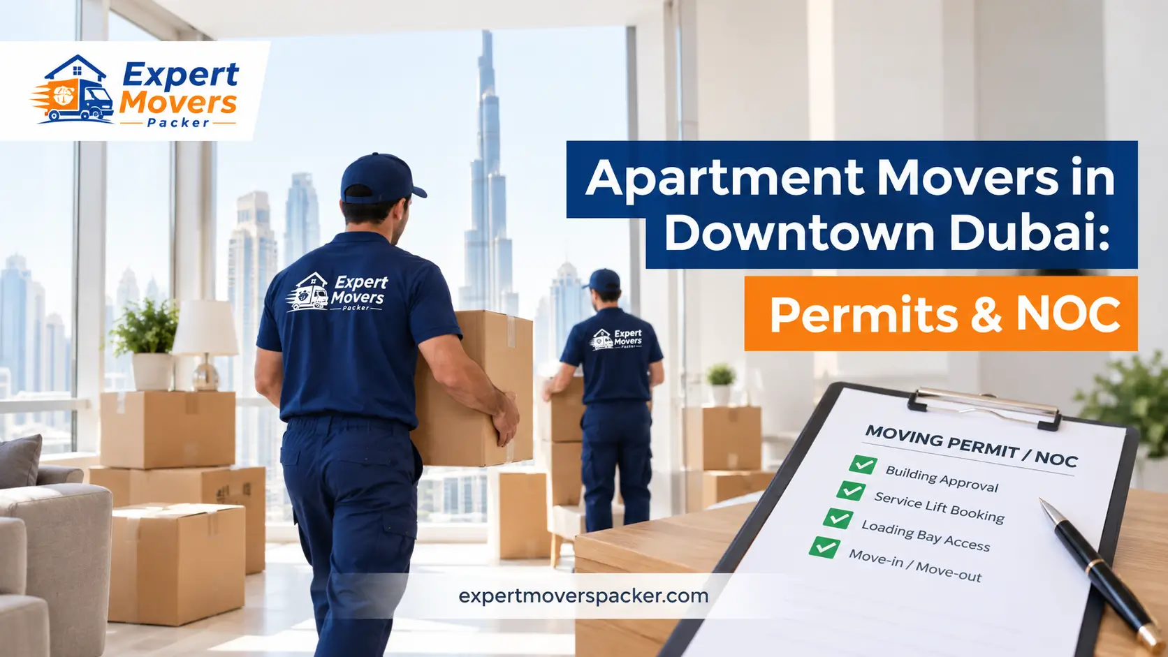 Downtown Dubai Apartment Movers Permit Guide