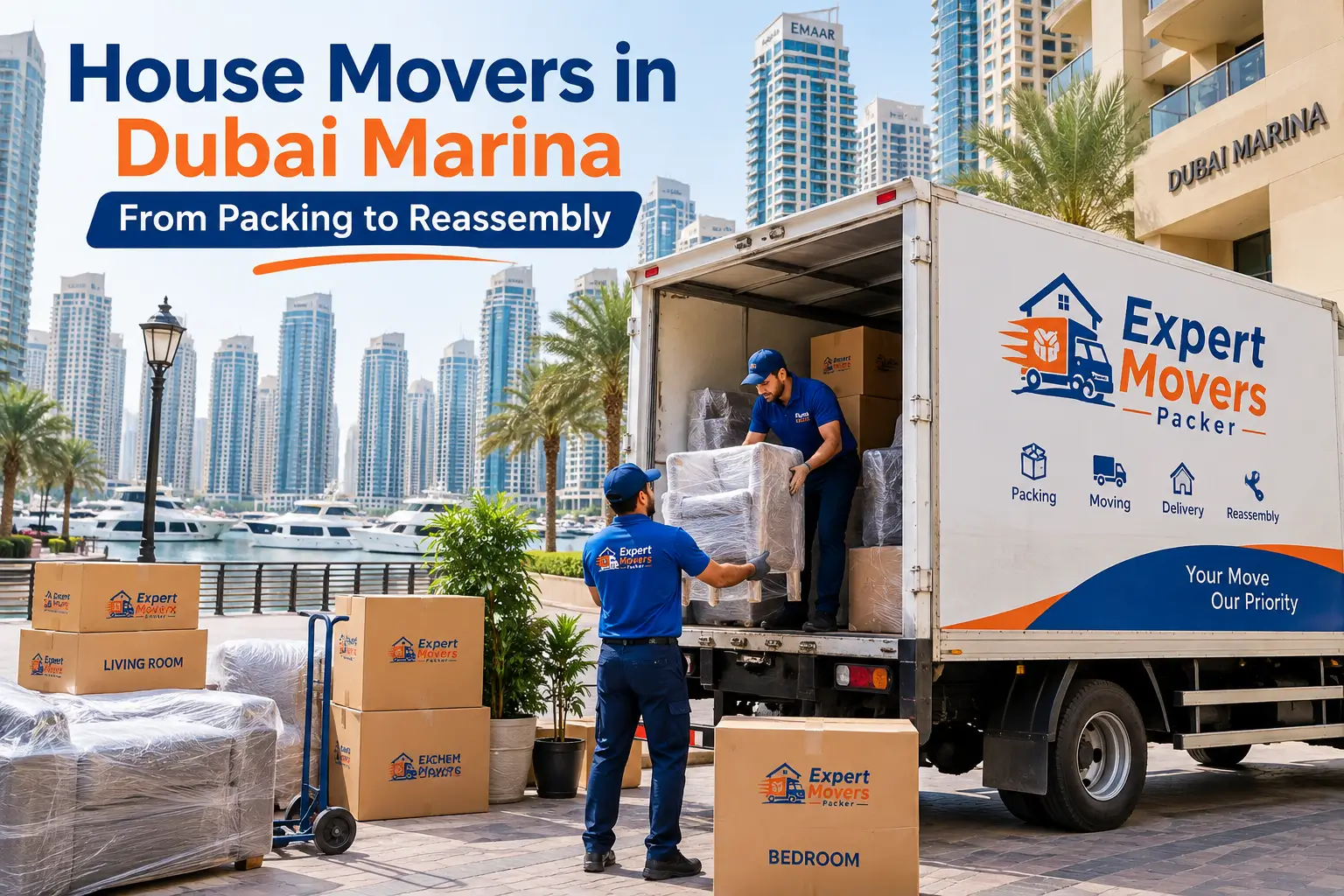 Expert Movers in Dubai Marina