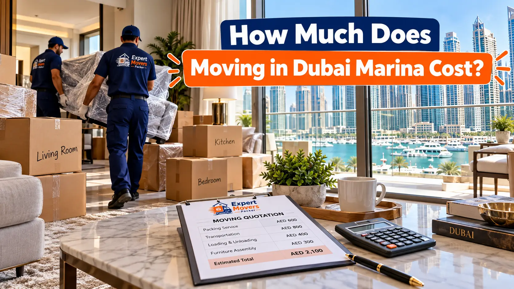 How Much Does Moving in Dubai Marina Cost