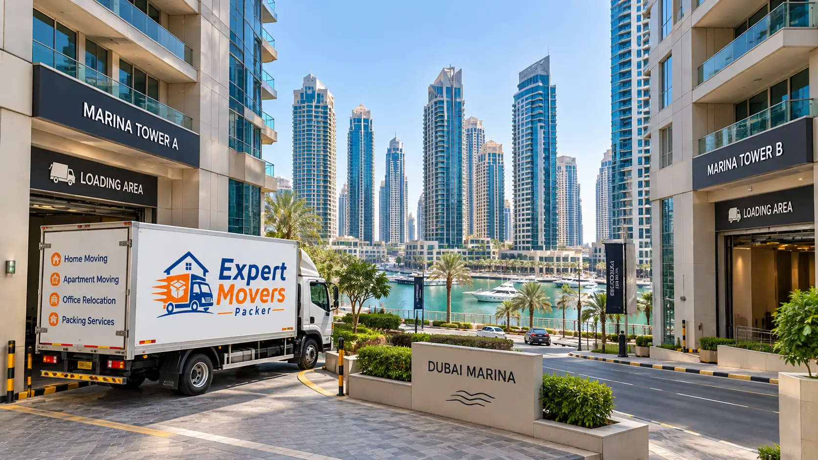 Moving Between Two Dubai Marina Towers